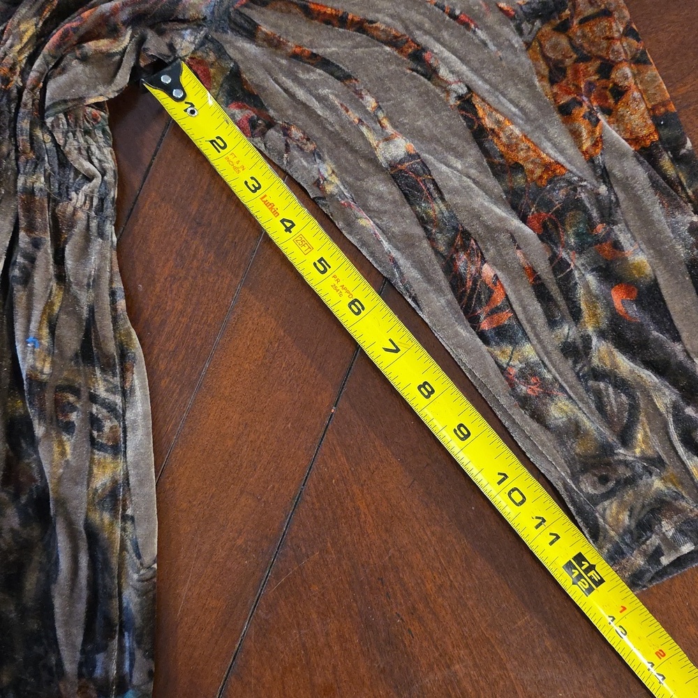 (J57) ONE WORLD Multicolor Patterned Women's Blouse Sz XL - Picture 6 of 8